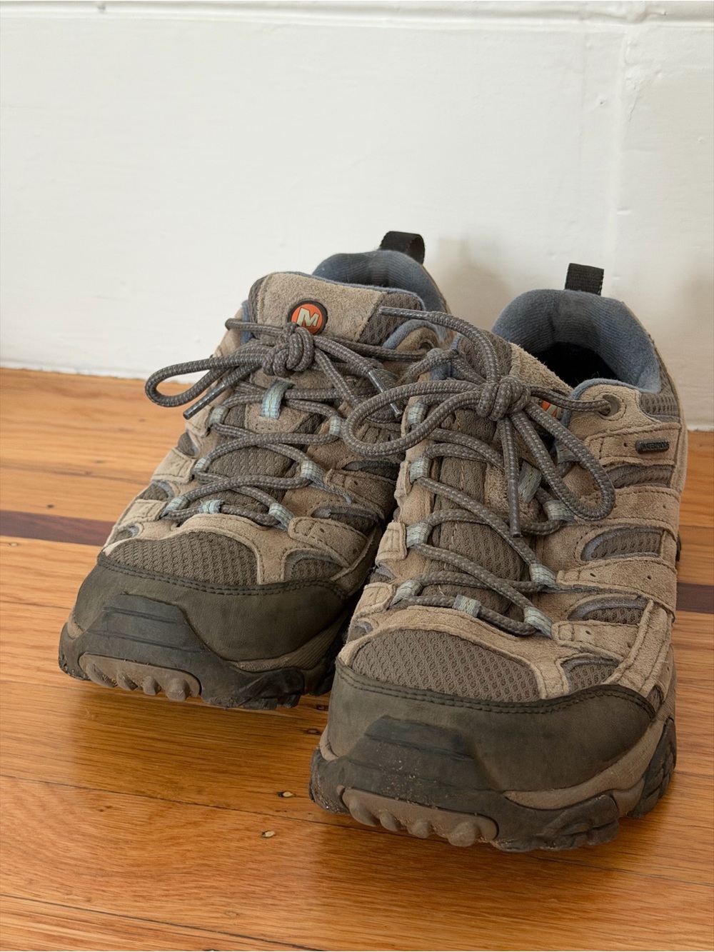 Merrell Women's Trail Athletic Shoes - Taupe and Dark Gray